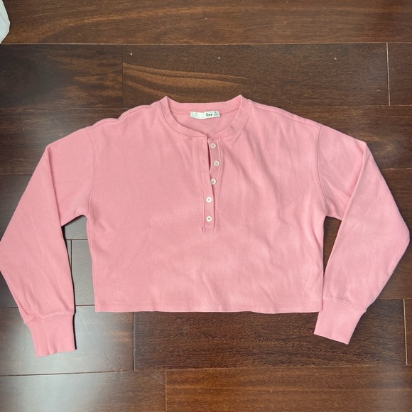 Wilfred Free Mavis T-Shirt Long sleeves in Pink - Picture 3 of 5
